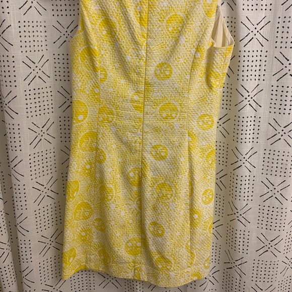 Lilly Pulitzer sundress yellow shirt dress - Picture 2 of 3